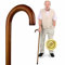 OrtoPrime Bastones para Mayores Madera Antideslizante Bastón Madera Hombre y Mujer - Bastón para Caminar ORTOPEDICO Bastón Elegante - Bastón Anciano Robusto Bastón de Apoyo Madera