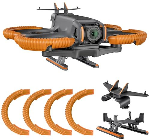 STARTRC PHOTO 3-IN-1 Avata 2 Zubehör Bundle Kit,Avata 2 Propellerschutz+Landegestell+Leitwerk für DJI Avata 2 Drohne Schutz(Nicht inklusive Drohne)