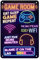 Onperpoe Gaming Room Blechschild Retro Lustige Schilder Wanddekoration für Spielzimmer Blechschilder Retro Vintage Metallschild für die Arbeit für Teenager Jungen und Männer Heim und Zimmerdekoration