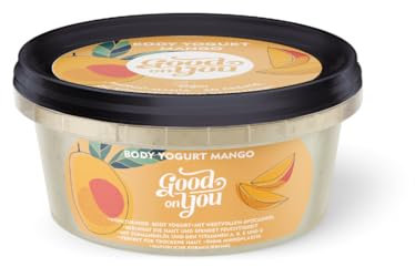 Good on You Body Yoghurt – Mango - Wohltuende Körperlotion für trockene Haut – Spendet intensive Feuchtigkeit mit Vitaminen A, B, E & D – Beruhigende Körperbutter für geschmeidige Haut - 1er Pack