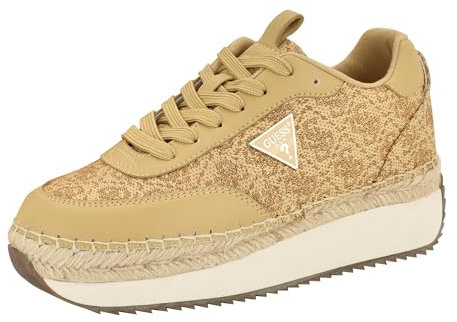 Guess Damen Stefen Sneaker, Gold 710, 38 EU