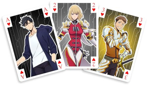 Crunchyroll - Solo Leveling - 52 Spielkarten - Poker, Kartenspiel, Deck, Playing Cards