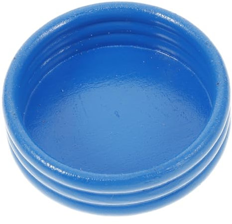 Toyvian Piscine Miniature Échelle Accessoires Plage Maison Poupée Décoration Jardin Fées Bleu