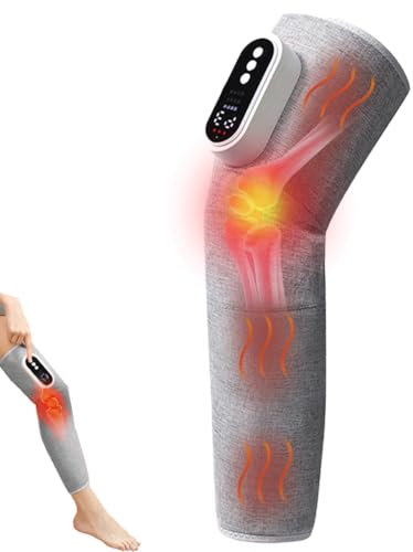 WRQIOO Beinmassagegerät, Massagegerät Beine mit 3 Intensitäten und 3 Modi, Oberschenkel Massagegerät, Wadenmassagegerät für Müde und Angespannte Beine(1 Stück)