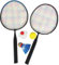 BEST SPORTING Federball Set – Perfekt für Kinder & Erwachsene – 2 Schläger (46 cm) mit verkürztem Schaft, inkl. Federball, Softball & Schaumstoff-Federball – Badminton Set für Outdoor & Strand