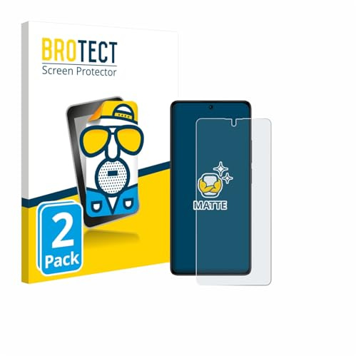 BROTECT Schutzfolie für Xiaomi Poco M6 Pro 4G | 2 Stück Entspiegelnder Displayschutz Made in Germany Matte Displayschutz-Folie Anti-Reflex Anti-Fingerprint Einfache Montage