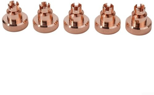 Plasmaschneid-Verbrauchsmaterialien Shield Cup KP28452, Set von fünf für Tomahawk Taschenlampe