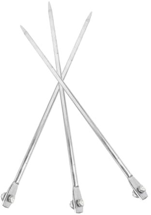 LIFKICH 3 Stück Verzinkte Erdungsstäbe: Erdungsstäbe, Schweißstäbe, Elektrische Stangen, Erdungsprodukte Für Den Elektrischen Schutz Im Haushalt