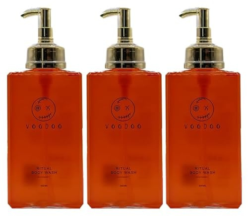 Voodoo Ritual Shower Gel | Refreshing Berry Scent Body Cleanser | Softens, Hydrates Skin & Awakens Senses (300 ML- Raspberry)- - Pack of 3