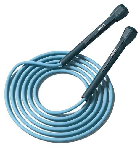 ARYIMYDP Cuerda de saltar de PVC ajustable con mangos antideslizantes, para hombres y mujeres, ideal para fitness, entrenamiento cardiovascular y quema de grasas