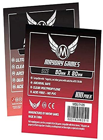 Mayday Card Sleeve Protector, 100 x 80 mm, Polypropylene (PP), 120 pieces
