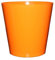 Home Garden Ornaments Plant Pots Indoor Durable Indoor Plant Pot - Aga Plastic Cache Pot Vibrant Colours Flower Pots (Diameter: 13cm, Colour: Orange)