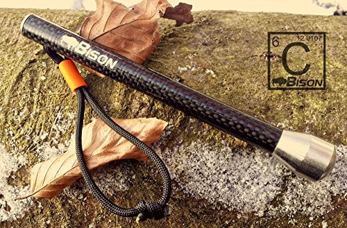 Bison Hand Made Carbon Fibre Trout Game Fishing Priest With Lanyard