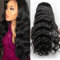 zanawigs Natural Body Wave Lace Front Perücke Wet Wellig Indisches Virgin Echthaar Perücken für Frauen Natürliche Farbe