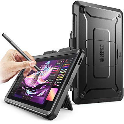 SUPCASE für Samsung Galaxy Tab S6 Lite (10.4'') Hülle 2024/2022/2020 Bumper Case 360 Grad Schutzhülle [Unicorn Beetle PRO] mit Displayschutz, Schwarz Description of the issue: