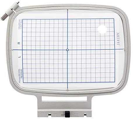 Sew Tech RE20B Stickrahmen für Janome Memory Craft 500E, 550E, 400E, 450E, Elna Expressive 830, 140 x 200 mm