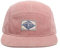 CLAPE Flat Brim Baseball Cap Herren Damen Classic 5 Panel Snapback Cap Gewaschene Baumwolle Trucker Cap UV Schutz Outdoor Kappen Pink 5P02