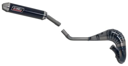 Giannelli 34090HF + 34702HF Racing Endschalldämpfer aus Carbon Beta RR 50 Enduro/Motard 2T 2018/2020