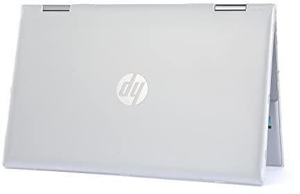mCover Hartschalen-Schutzhülle, nur kompatibel mit HP Pavilion x360 15-ERxxxxxx Serie (2021 - 2022), 15,6 Zoll (39,6 cm), transparent