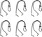 Serviettenhalter Kette, Einstellbar Serviettenclips, Serviettenhalter Lanyard Serviettenkettchen Verstellbar Lanyard Serviettenkette mit Clip Kette Flexible Lanyard für Hotel Restaurant, Familie, 6Stk