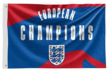 FOCO Official England Lionesses Euro 2022 Winners Football Flag