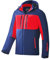 Black Crevice Herren Skijacke, 10.000mm Wassersäule, atmungsaktiv, rot/blau, S