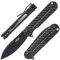 Firebird GANZO FH922PT-CF Couteau Pliant de Poche Lame en Noir Acier D2 85 mm G10 Poignée Antidérapante avec Clip Camping EDC Couteau 196mm 109g (Fibre de carbone)