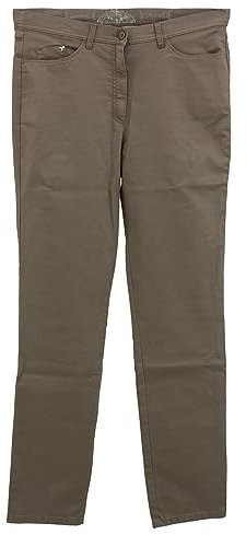 Raphaela by Brax, Style Laura, Damen Jeans Hose Gabardinestretch Taupe D 46 W 36 L 32