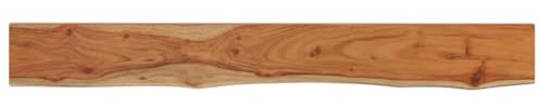 vidaXL Estante Pared Rectangular Madera Acacia Borde Vivo 160x20x2,5cm