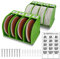 Professional Sanding Discs Tool Storage Boxes Set - Efficient Organization, Offset Snap-On Connection, Grit Classification, Space-Saving Design, Versatile Application - 8 Boxes