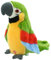 Surplex Sound Repeating Parrot Plush Plush Interactive Toy, Waving Wings Electronic Record Bird Toy Stuffed Animal Sensory Educational Toy Cute talking parrot toy Birthday Xmas Gift for Kids, Green