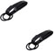 BCOATH 2St Schlüsselanhänger Gürtelschnalle Auto schlüssel Halter Gürtelschnalle Schlüsselhalter Belt Buckle gurtverschluss langlebiger Schlüsselanhänger Schnalle für Hüftgurt Black