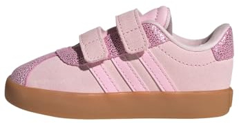 adidas Unisex Baby VL Court 3.0 Shoes Infants, Clear Pink/Clear Pink/Gum, 3 UK Child