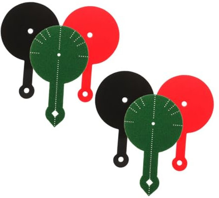 PAMINGONO Billard Zieltrainer Zielmatte 6 Stück Kompatibel Mit Billardtischen Langlebige Trainingshilfe Zur Präzisionsverbesserung Pool Snooker Zubehör Für Zielübungen