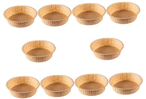 Ciieeo 10 Moldes Para Tartas Molde Para Pan Francés Mini Moldes Para Hornear Moldes Para Hornear Moldes Para Magdalenas Tazas Para Hornear Sartenes Para Hornos Mini Moldes Para