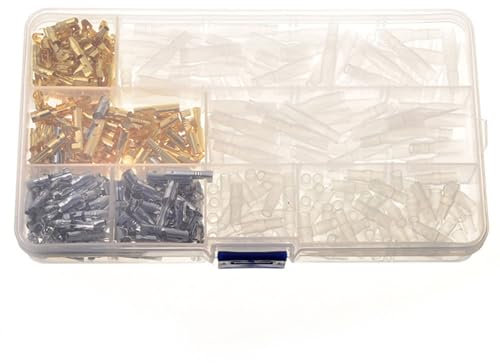 Lot de connecteurs de fils électriques Bornes à sertir à froid Connecteurs avec manchon isolant Facile à installer