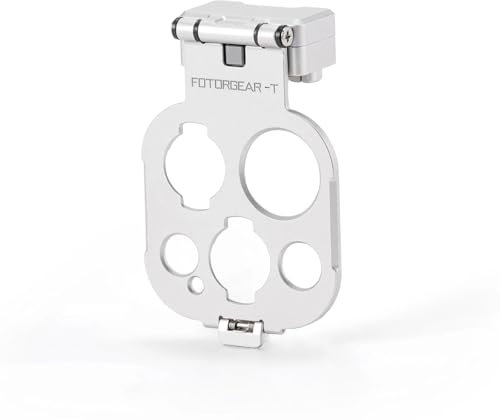 TILTA Khronos T Series Mount Lens Adapter V2 Compatible with iPhone 15 Pro, iPhone 15 Pro Max - Titanium White TK-IP-TLA2-TW