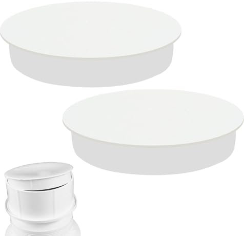 2 Pcs Bouchon de Tuyau d'Égout en PVC, pour Un Diamètre Intérieur de 100 mm, Protection et Étanchéité pour Systèmes de Canalisations
