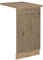 Vicco Geschirrspülblende R-Line, Geschirrspüler Fronttür, Artisan-Eiche, 45 cm, AP Eiche