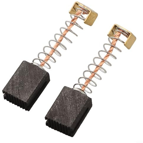 Snowchecking Carbon Brushes For Parkside PBH 1500 A1, Motor Carbon Brushes Replacement 6X10x14mm Power Tool For Electric Angle Grinder Set(2pcs)