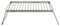 Pssopp Adjustable Height Stainless Steel Folding Camping Grate, Thicker Camp Fire Cooking Racks Draining Grill for Outdoor, with Folding Stand for Backpacking Grill