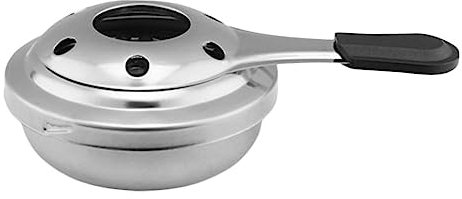 Cabilock Stufa alcolica portatile buffet cucinando scaldavivande portacarburante porta carburante combustibile termico in lattina di chafer bruciatore ad alcool Acciaio inossidabile Argento