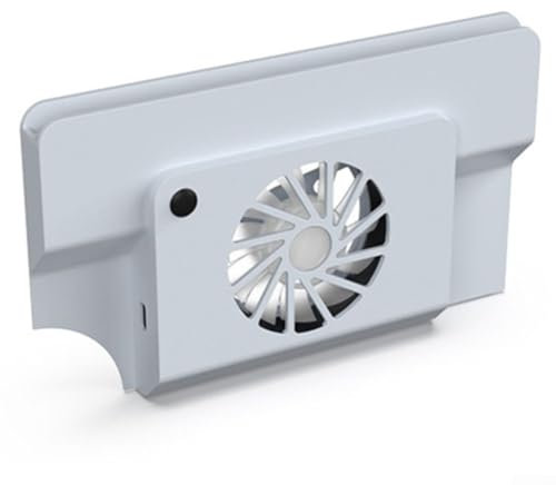 ZiStarlilife Switch OLED- Ventilador de muelle de refrigeración externo, ventilador de refrigeración de muelle, sistema de disipación de calor para Nintendo Extended Gaming Performance Blanco 11 x 3 x