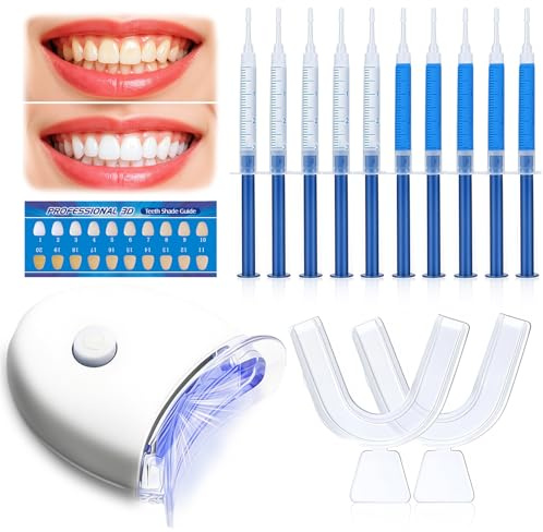 Zahnbleaching Set,Zahnweiss Bleaching Anwendungen,Teeth Aufhellung Gel,Komplett-Set für strahlend weiße Zähne,Schnelles Zähne Aufhellen Effektiv Flecken Entfernen,zähne werden sauberer
