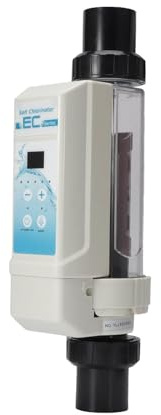 ORIDLECTAL Generador de Cloro Salino para Piscinas, Clorador de Agua Salada con Panel de Control LED, Indicador de Salinidad y Limpieza Automática, 8-20g/h 8g/h