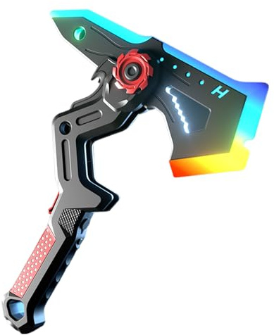 Générique Cosplay Accessories, Transforming Axe with RGB Lighting - Accessories for Parties - For Content Creators, Collectors, Conventions, Comics, Parties, Photo, Movies and Films