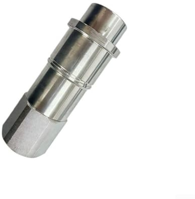 Raccord rapide hydraulique pour série 0004-044, raccord sans outil en plastique avec revêtement cuivre-nickel, compatible avec les tracteurs et les machines agricoles (7/8-14 UNF femelle)