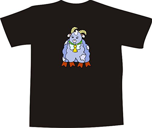 Black Dragon - T-Shirt E653 - Grafik - Comic Design - wunders schöner Ziegenbock mit Glocke am Hals - Funshirt Mann Frau Party Fasching Geschenk Arbeit - Bedruckt