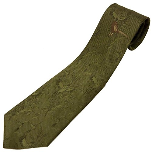 Bisley - Herren Krawatte mit Fasan-Motiv - Polyester