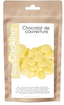 Scrapcooking Chocolat de Couverture Blanc 190 g